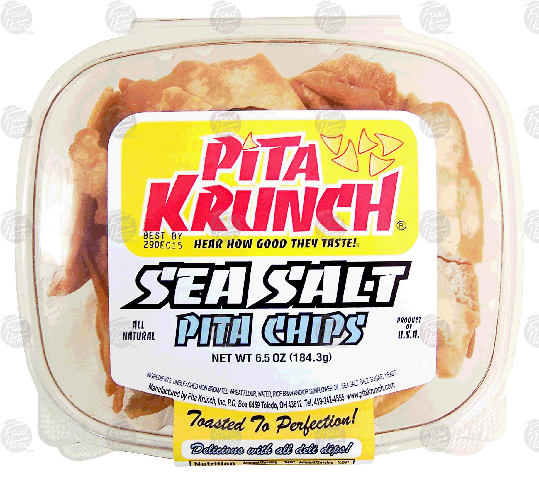 Pita Krunch  pita chips with sea salt Full-Size Picture